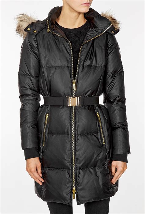 michael kors hooded faux fur jacket|faux fur hooded jacket.